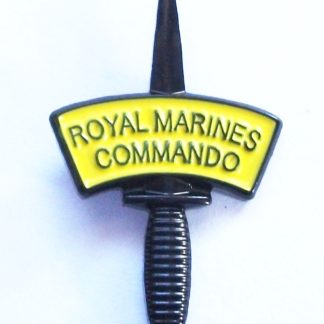 41 COMMANDO ROYAL MARINES CHARCOAL DAGGER LAPEL PIN