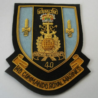 40 COMMANDO ROYAL MARINES BLAZER BADGE
