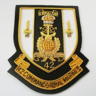 42 COMMANDO ROYAL MARINES BLAZER BADGE