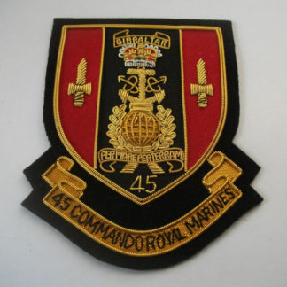 45 Commando Royal Marines Blazer Badge