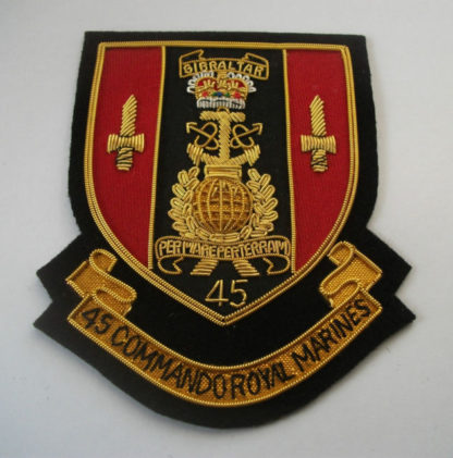 45 Commando Royal Marines Blazer Badge