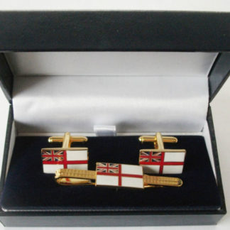 ROYAL NAVY ROYAL ENSIGN TIE SLIDE AND CUFFLINKS