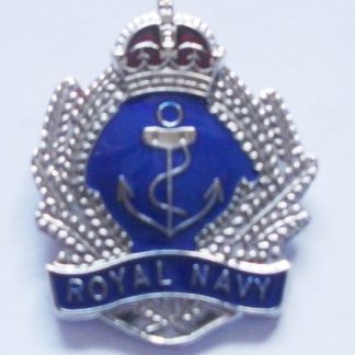 Royal Navy Kings Crown Lapel Pin