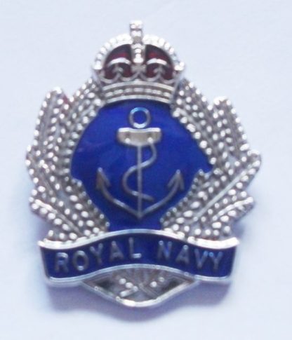 Royal Navy Kings Crown Lapel Pin
