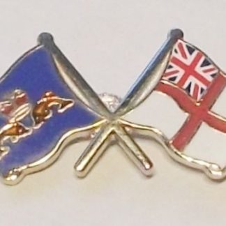 Royal Navy Submariner Dolphins and Royal Ensign