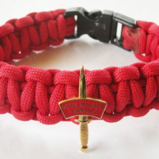45 COMMANDO DAGGER ROYAL MARINES PARACORD WRISTBAND