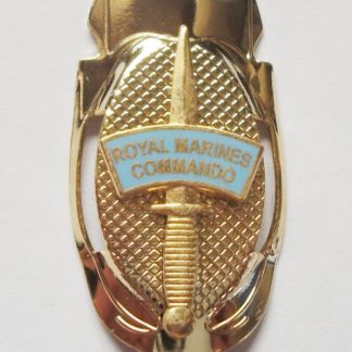 40 COMMANDO ROYAL MARINES GOLD DAGGER WALKING STICK MOUNT