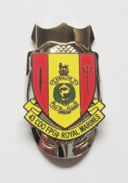 43 COMMANDO ROYAL MARINES SHIELD LAPEL PIN OR WALKING STICK MOUNT QUALITY ITEM - Image 3