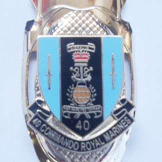 40 COMMANDO ROYAL MARINES SHIELD WALKING STICK MOUNT