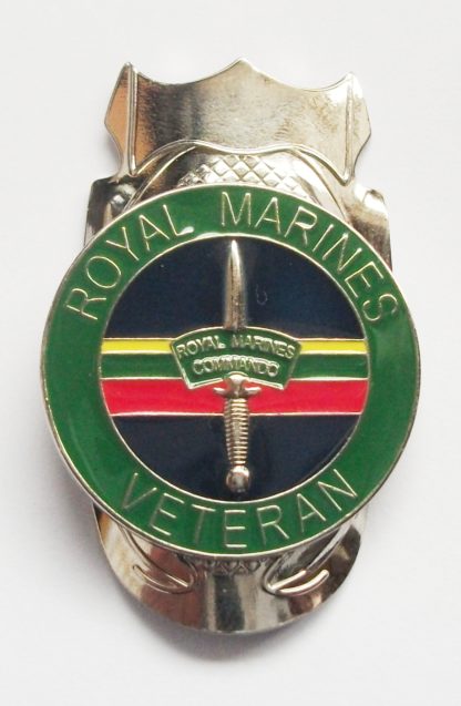 ROYAL MARINES VETERAN LAPEL PIN OR WALKING STICK MOUNT QUALITY ITEM 2 VARIATIONS - Image 2