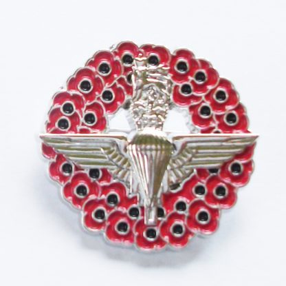 PARACHUTE REGIMENT POPPY WREATH Wings