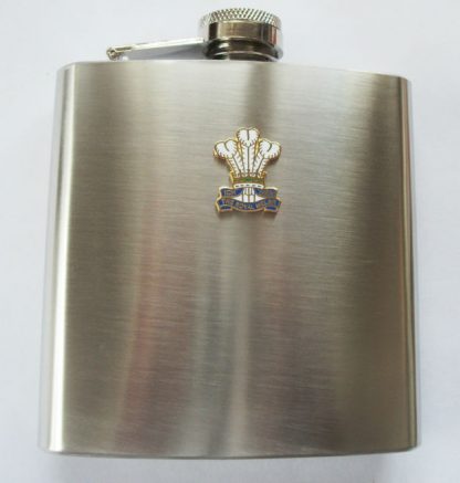 ROYAL WELSH REGIMENT HIP FLASK