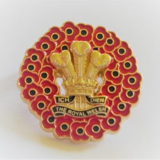 POPPY WREATH ROYAL WELSH REGIMENT