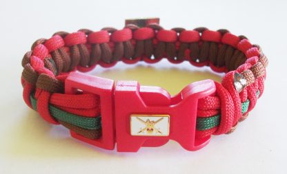 ROYAL TANK REGIMENT PARACORD WRISTBAND