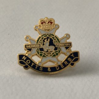 SHERWOOD FORESTERS NOTTS AND DERBY LAPEL PIN