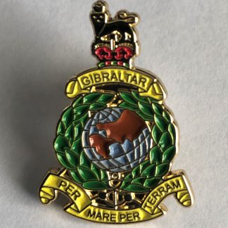 ROYAL MARINES GLOBE AND LAUREL COLOURED