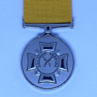Arabian Service Medal 1839-1967 with gold coloured ribbon