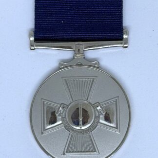 Combined Operations Medal with navy blue ribbon