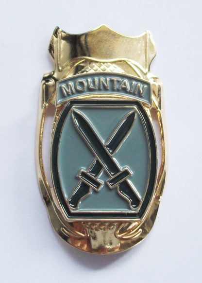 US 10TH MOUNTAIN DIVISION LAPEL PIN