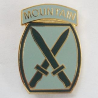 US 10TH MOUNTAIN DIVISION LAPEL PIN