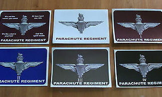 PARACHUTE REGIMENT CAR BUMPER STICKER