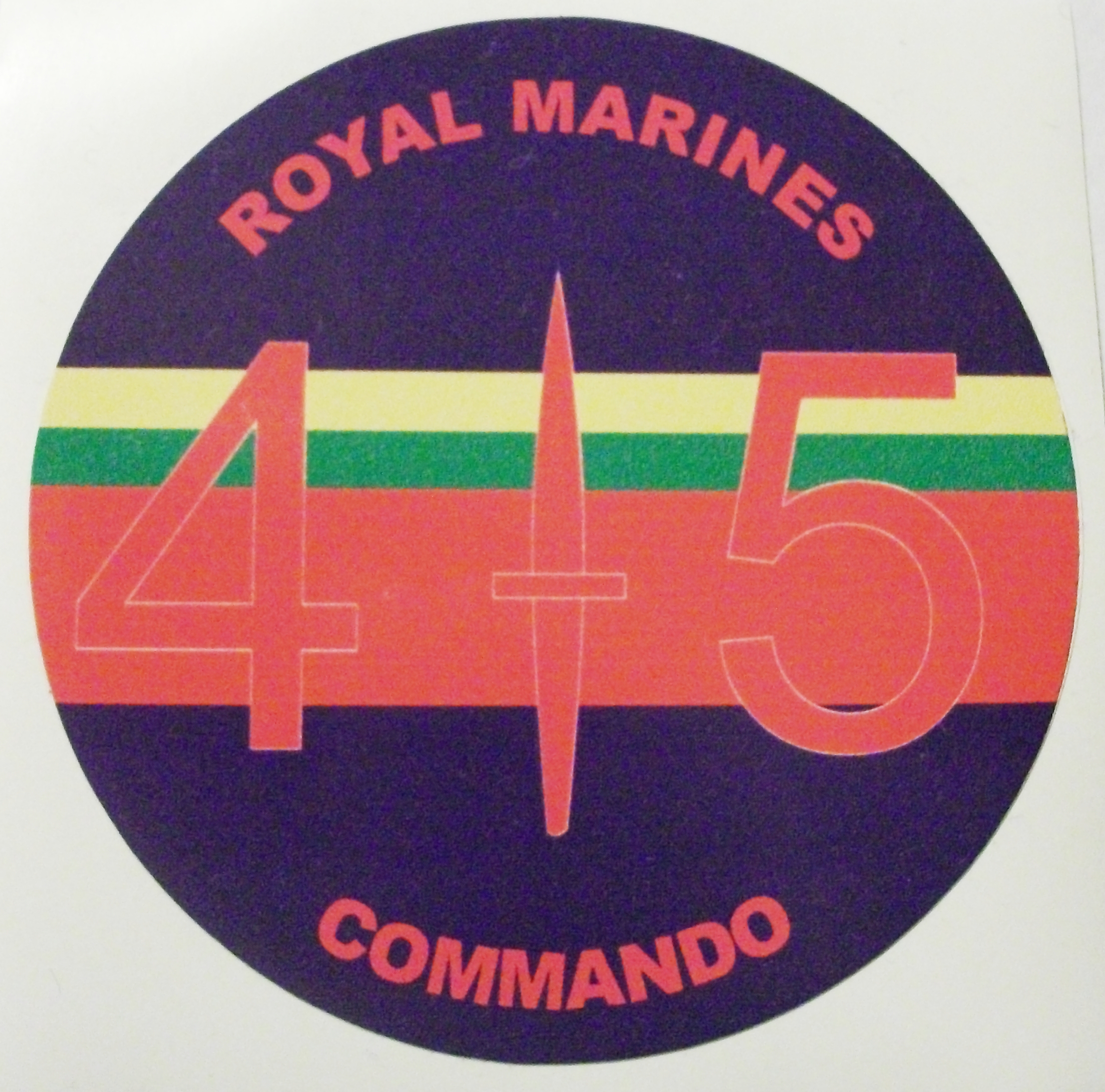 Royal Marines car bumper stickers with various military slogans
