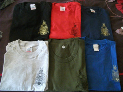 ROYAL MARINES T SHIRT WITH GLOBE AND LAUREL