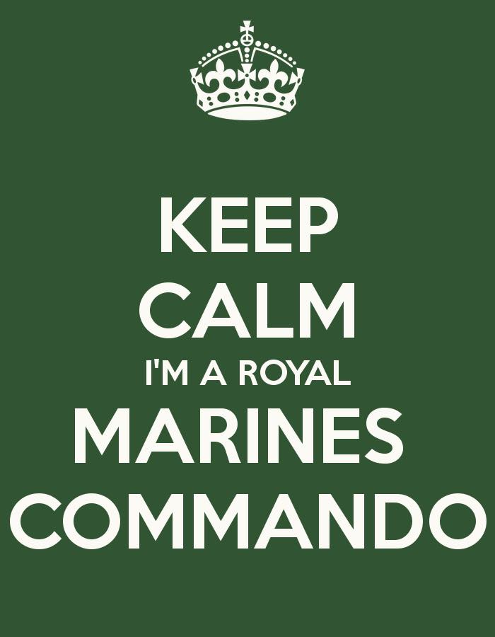 Royal Marines car bumper stickers with various military slogans