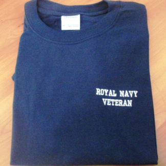 ROYAL NAVY VETERAN T SHIRT Quality T shirts reduced to clear