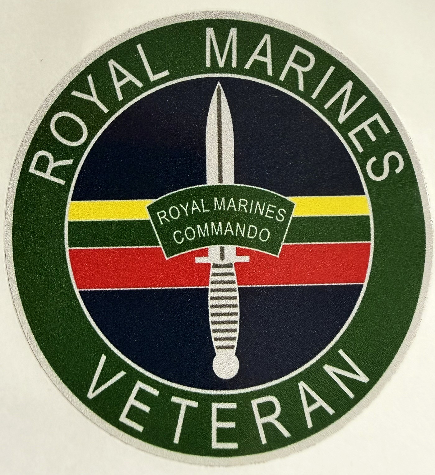 Royal Marines car bumper stickers with various military slogans