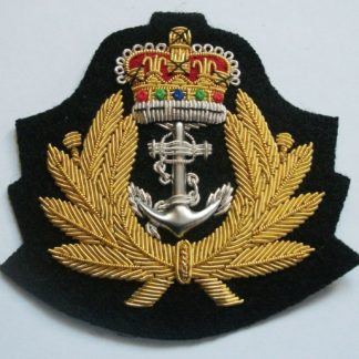 ROYAL NAVY GOLD AND SILVER WIRE BLAZER BADGE