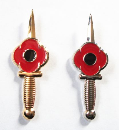 POPPY REMEMBERANCE COMMANDO DAGGER