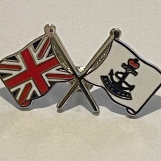 Royal Navy Anchor and Union Flag Lapel Pin