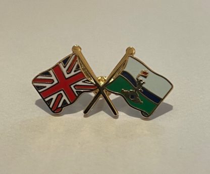 Royal Signals and Union Flag Lapel Pin