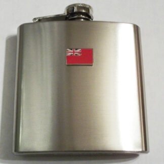 MERCHANT NAVY RED ENSIGN HIP FLASK