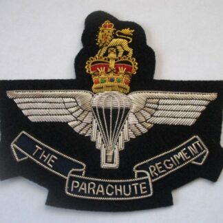 Parachute Regiment Wire Embroidered Bullion Blazer Badge - British Army Military