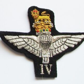 4th Parachute Regiment Military Blazer Badge Wire Bullion Badge Hand Embroider