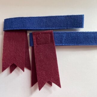 PARACHUTE REGIMENT DRESS KILT TROPICAL AND DESERT GARTER TABS - PAIR OF