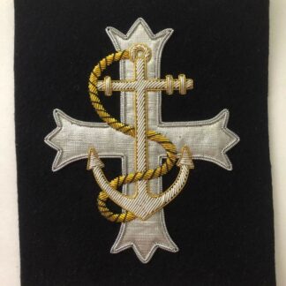 ROYAL NAVY CHAPLAIN PADRE BADGE EMBROIDED
