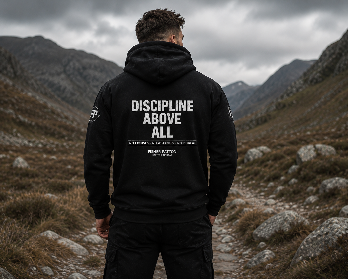 Discipline Above All Hoodie Back Print