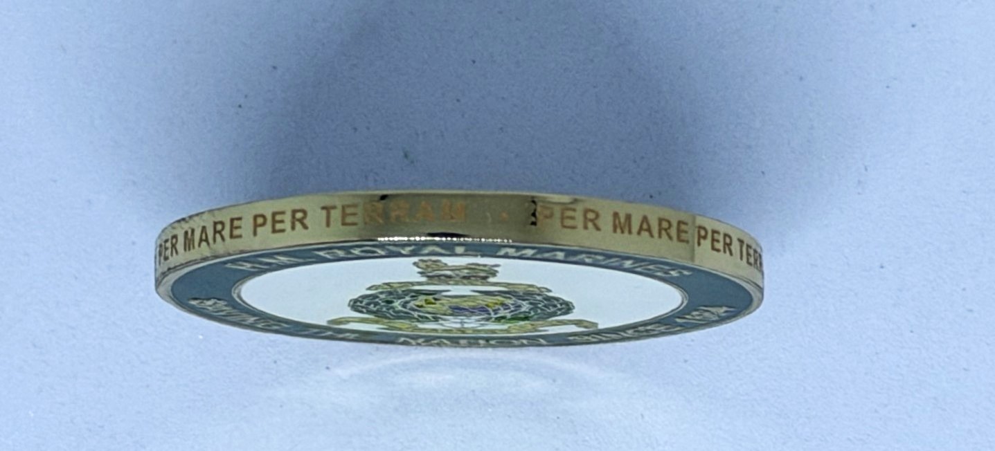 Royal Marines Saving the Nation Since 1664 Challenge Coin